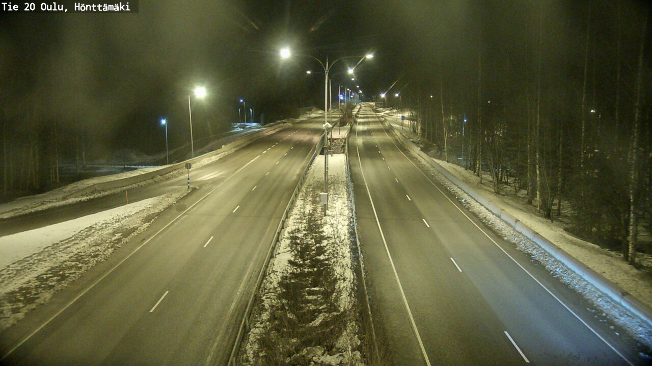 Kelikamerat Kuva Tie 20 Oulu, Hönttämäki, Oulu, Pohjois-Pohjanmaa