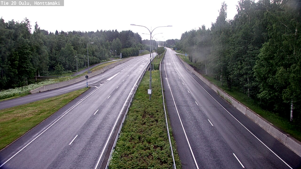 Kelikamerat Kuva Tie 20 Oulu, Hönttämäki, Oulu, Pohjois-Pohjanmaa