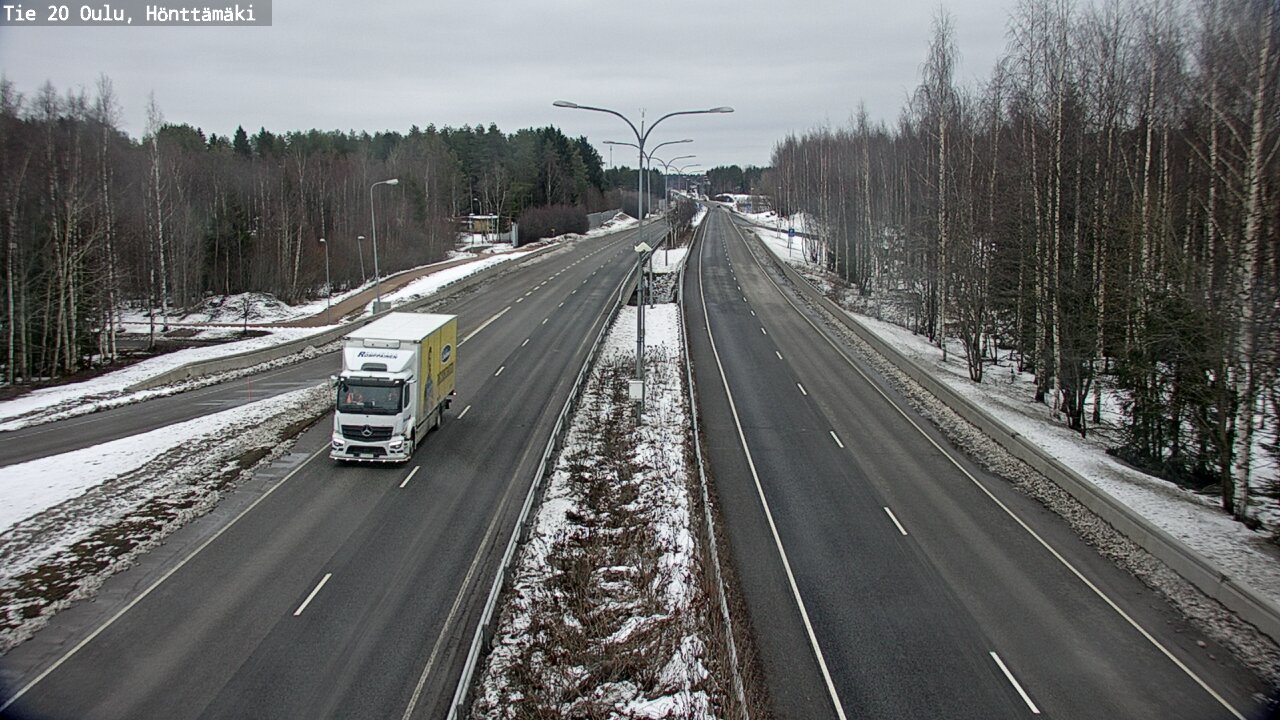 Kelikamerat Kuva Tie 20 Oulu, Hönttämäki, Oulu, Pohjois-Pohjanmaa