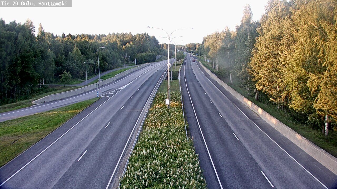 Kelikamerat Kuva Tie 20 Oulu, Hönttämäki, Oulu, Pohjois-Pohjanmaa