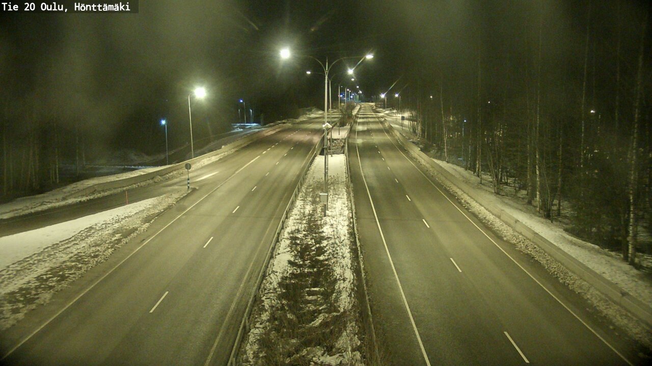 Kelikamerat Kuva Tie 20 Oulu, Hönttämäki, Oulu, Pohjois-Pohjanmaa