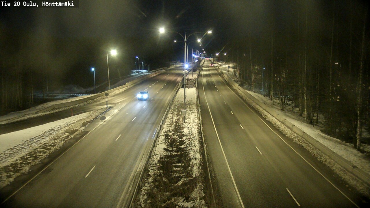 Kelikamerat Kuva Tie 20 Oulu, Hönttämäki, Oulu, Pohjois-Pohjanmaa