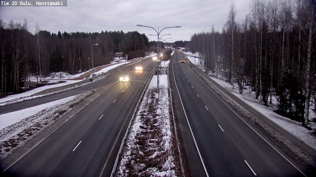 Kelikamerat Kuva Tie 20 Oulu, Hönttämäki, Oulu, Pohjois-Pohjanmaa