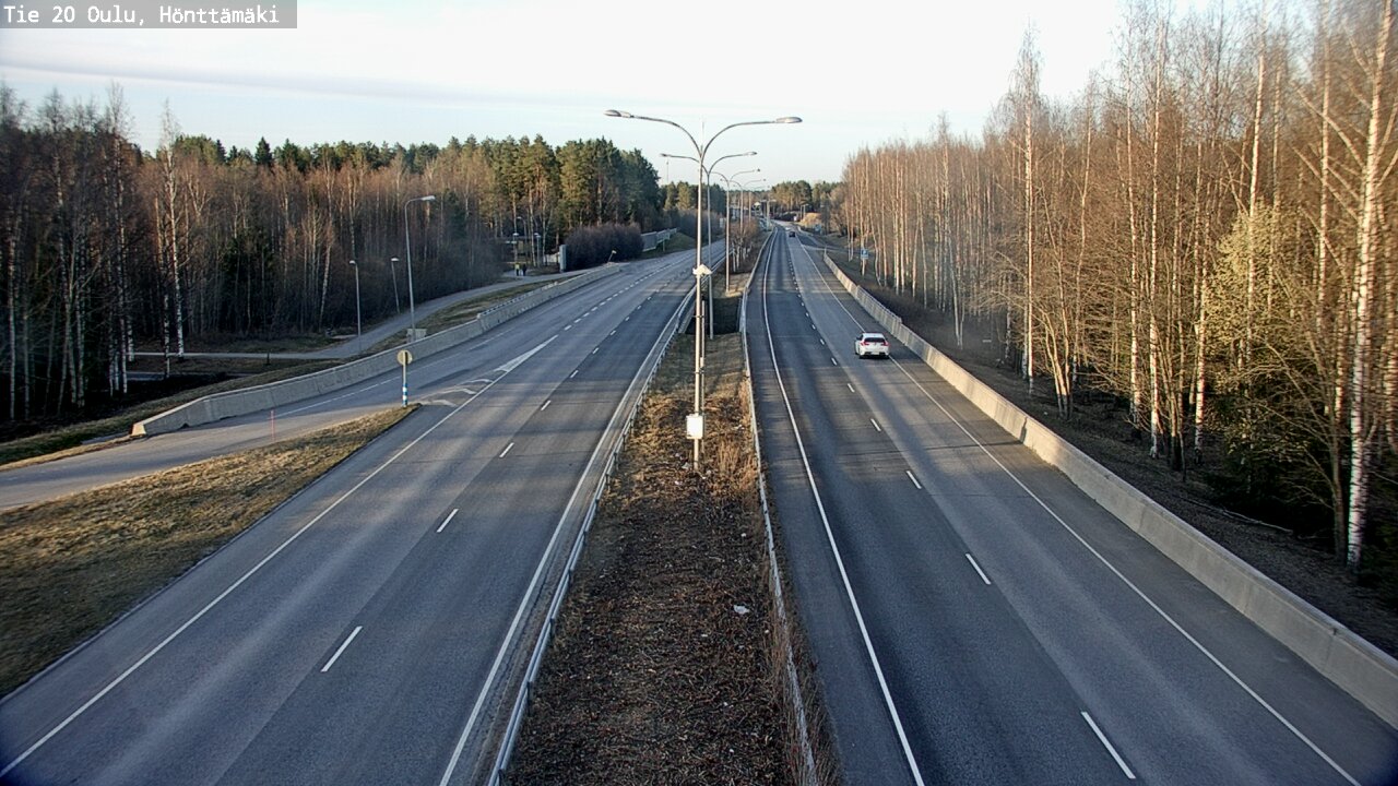 Weather Camera Image Road 20 Oulu, Hönttämäki, Oulu, Pohjois-Pohjanmaa
