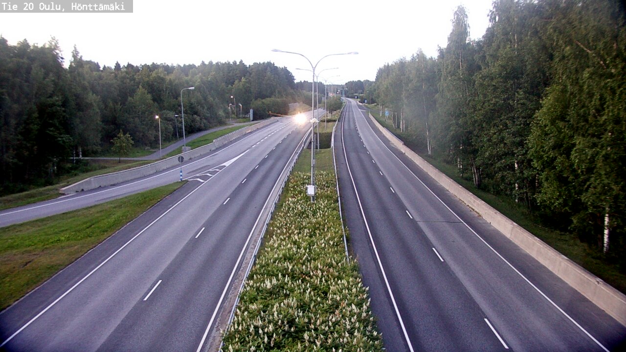 Kelikamerat Kuva Tie 20 Oulu, Hönttämäki, Oulu, Pohjois-Pohjanmaa