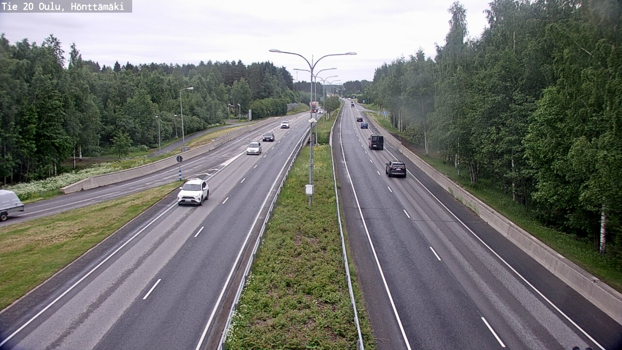 Kelikamerat Kuva Tie 20 Oulu, Hönttämäki, Oulu, Pohjois-Pohjanmaa