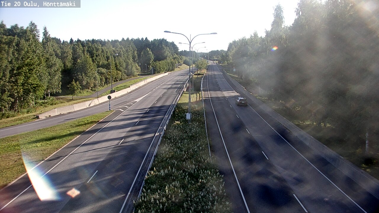 Weather Camera Image Road 20 Oulu, Hönttämäki, Oulu, Pohjois-Pohjanmaa