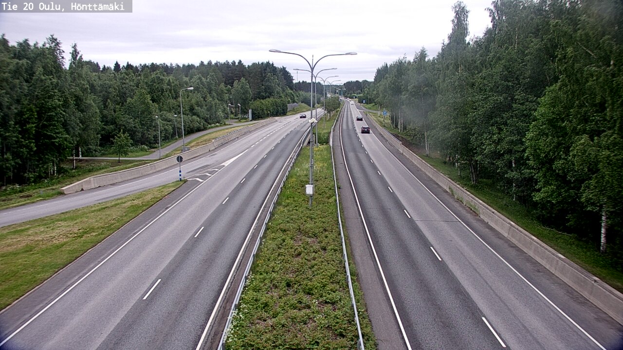 Weather Camera Image Road 20 Oulu, Hönttämäki, Oulu, Pohjois-Pohjanmaa