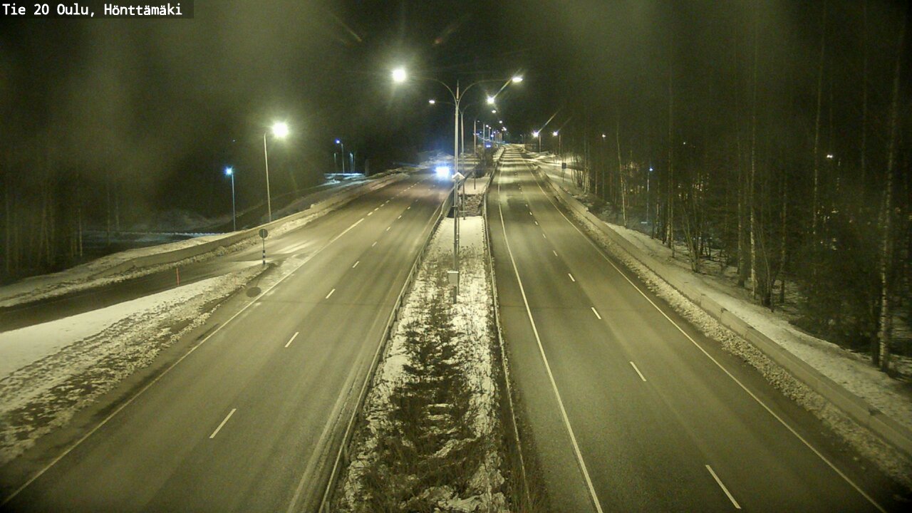 Kelikamerat Kuva Tie 20 Oulu, Hönttämäki, Oulu, Pohjois-Pohjanmaa