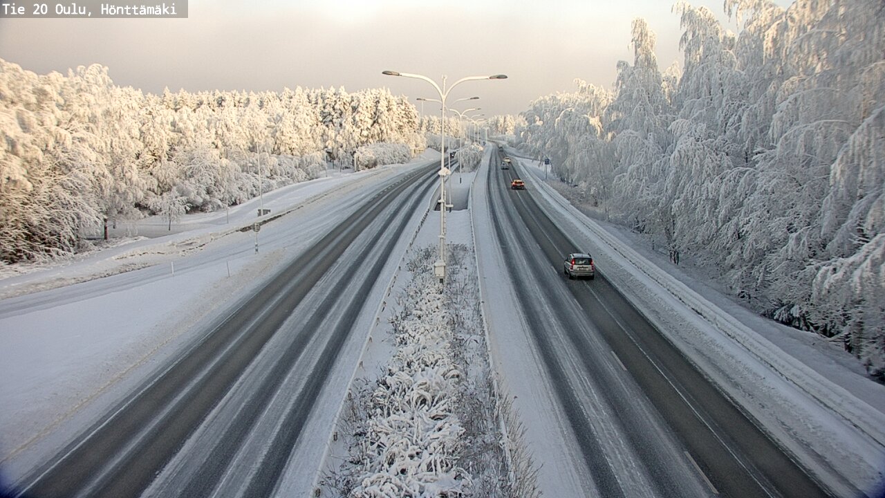 Weather Camera Image Road 20 Oulu, Hönttämäki, Oulu, Pohjois-Pohjanmaa