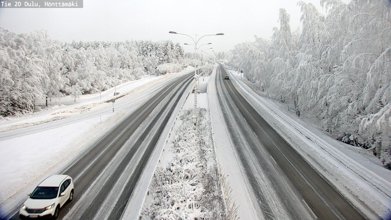Weather Camera Image Road 20 Oulu, Hönttämäki, Oulu, Pohjois-Pohjanmaa