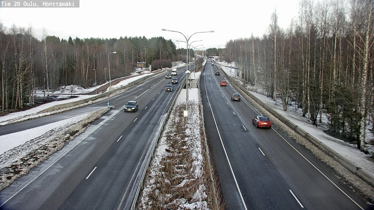 Kelikamerat Kuva Tie 20 Oulu, Hönttämäki, Oulu, Pohjois-Pohjanmaa