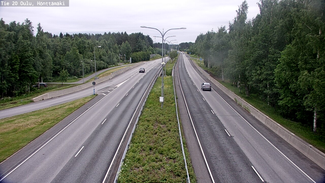Weather Camera Image Road 20 Oulu, Hönttämäki, Oulu, Pohjois-Pohjanmaa