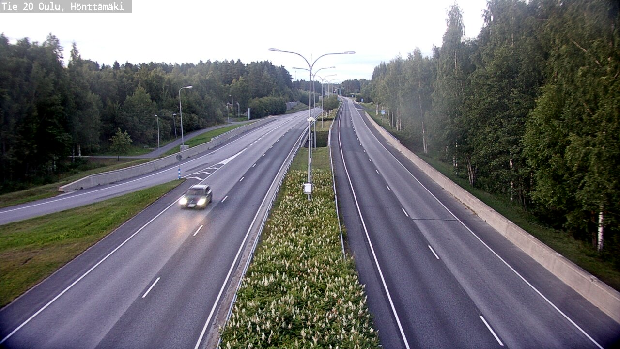 Kelikamerat Kuva Tie 20 Oulu, Hönttämäki, Oulu, Pohjois-Pohjanmaa