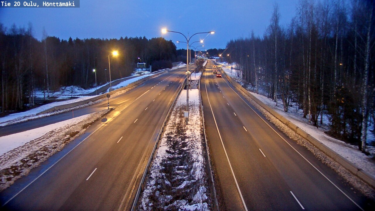 Kelikamerat Kuva Tie 20 Oulu, Hönttämäki, Oulu, Pohjois-Pohjanmaa