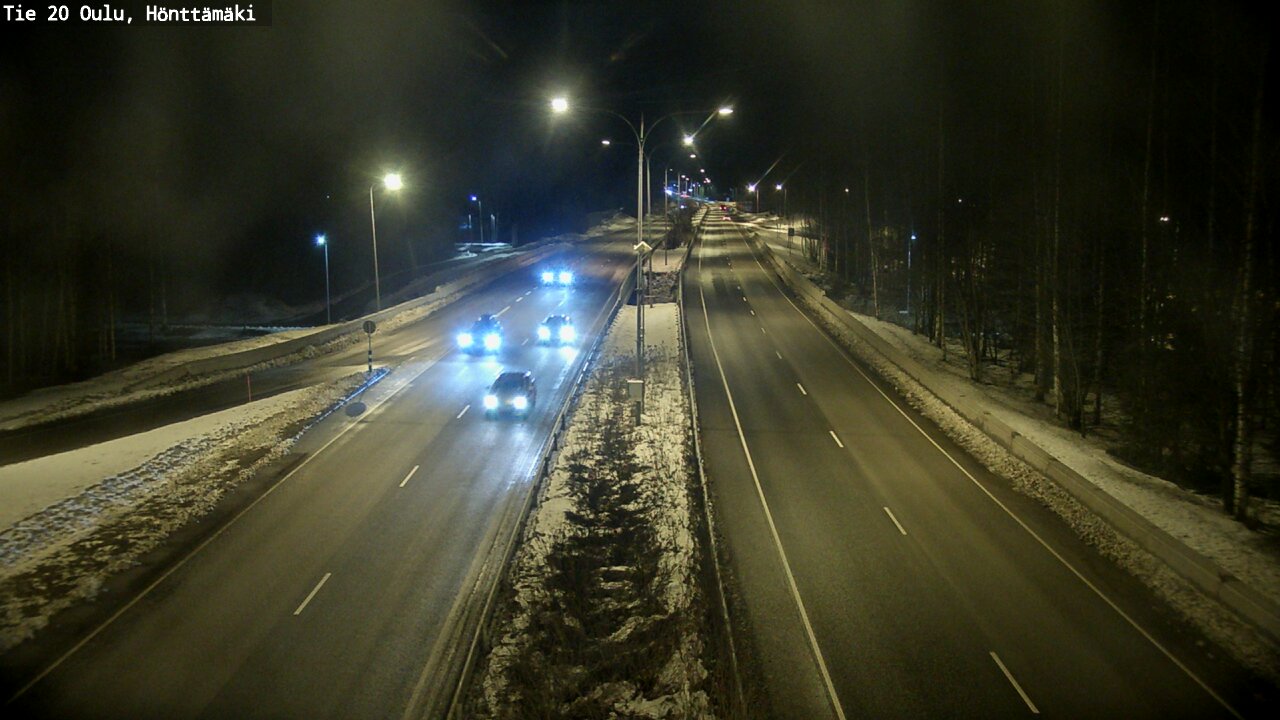 Kelikamerat Kuva Tie 20 Oulu, Hönttämäki, Oulu, Pohjois-Pohjanmaa