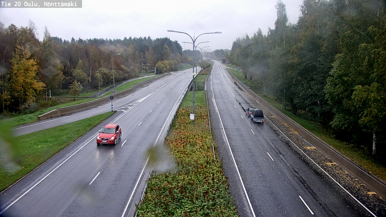 Weather Camera Image Road 20 Oulu, Hönttämäki, Oulu, Pohjois-Pohjanmaa