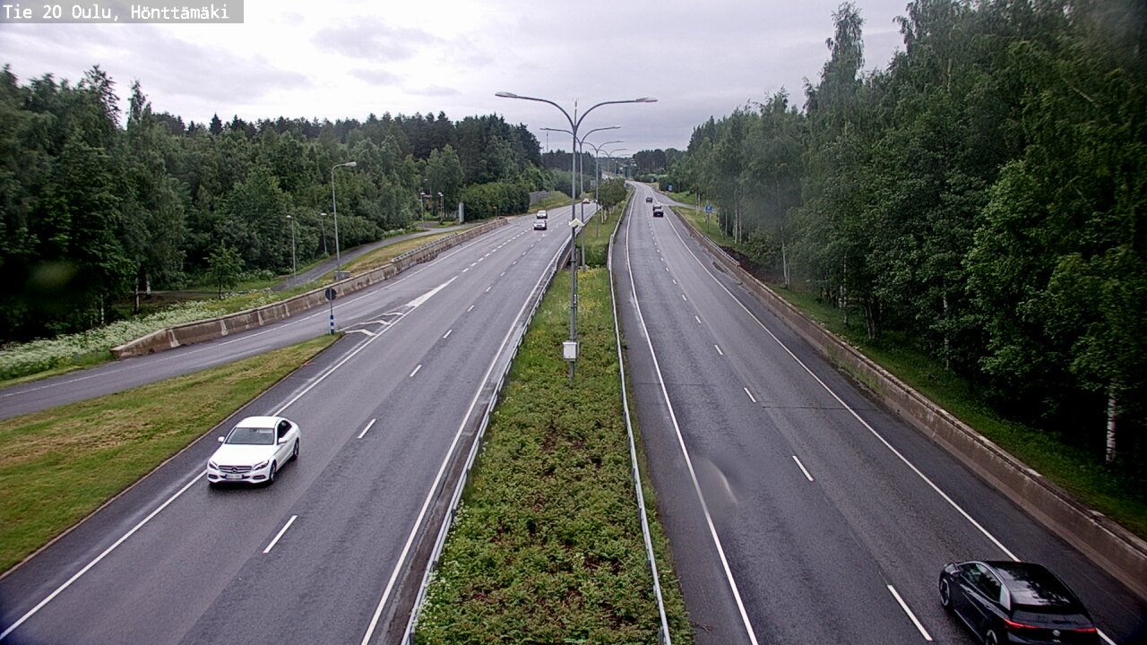 Weather Camera Image Road 20 Oulu, Hönttämäki, Oulu, Pohjois-Pohjanmaa