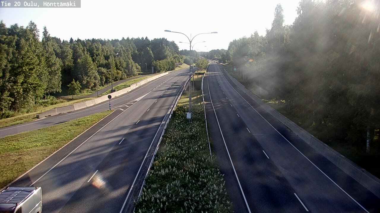 Weather Camera Image Road 20 Oulu, Hönttämäki, Oulu, Pohjois-Pohjanmaa