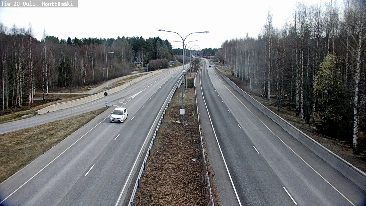 Weather Camera Image Road 20 Oulu, Hönttämäki, Oulu, Pohjois-Pohjanmaa