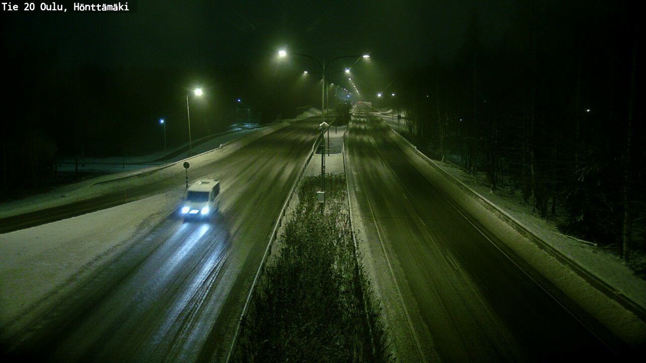Weather Camera Image Väg 20 Oleåborg, Hönttämäki, Oulu, Pohjois-Pohjanmaa