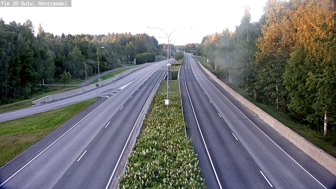 Kelikamerat Kuva Tie 20 Oulu, Hönttämäki, Oulu, Pohjois-Pohjanmaa