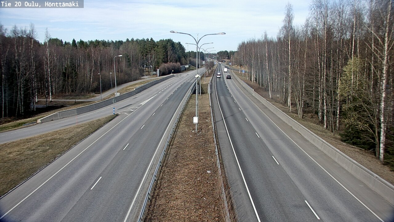Weather Camera Image Road 20 Oulu, Hönttämäki, Oulu, Pohjois-Pohjanmaa