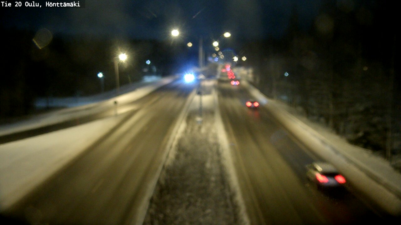 Weather Camera Image Väg 20 Oleåborg, Hönttämäki, Oulu, Pohjois-Pohjanmaa