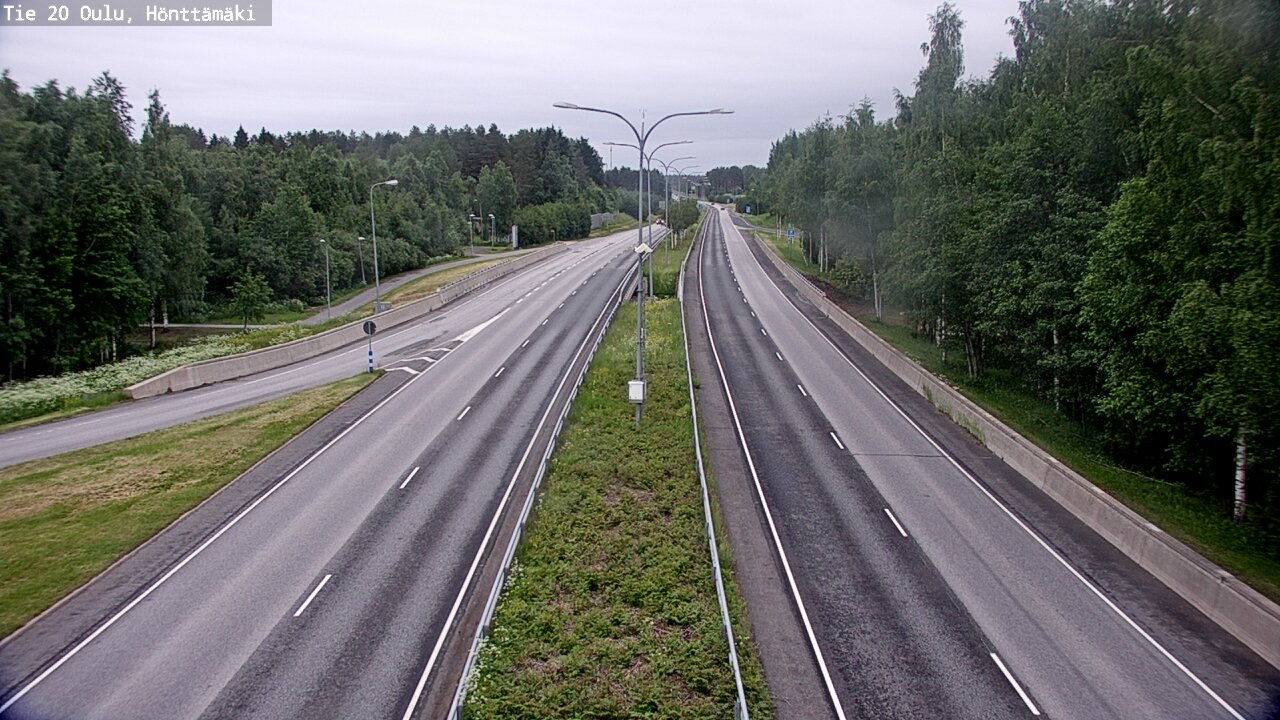 Kelikamerat Kuva Tie 20 Oulu, Hönttämäki, Oulu, Pohjois-Pohjanmaa