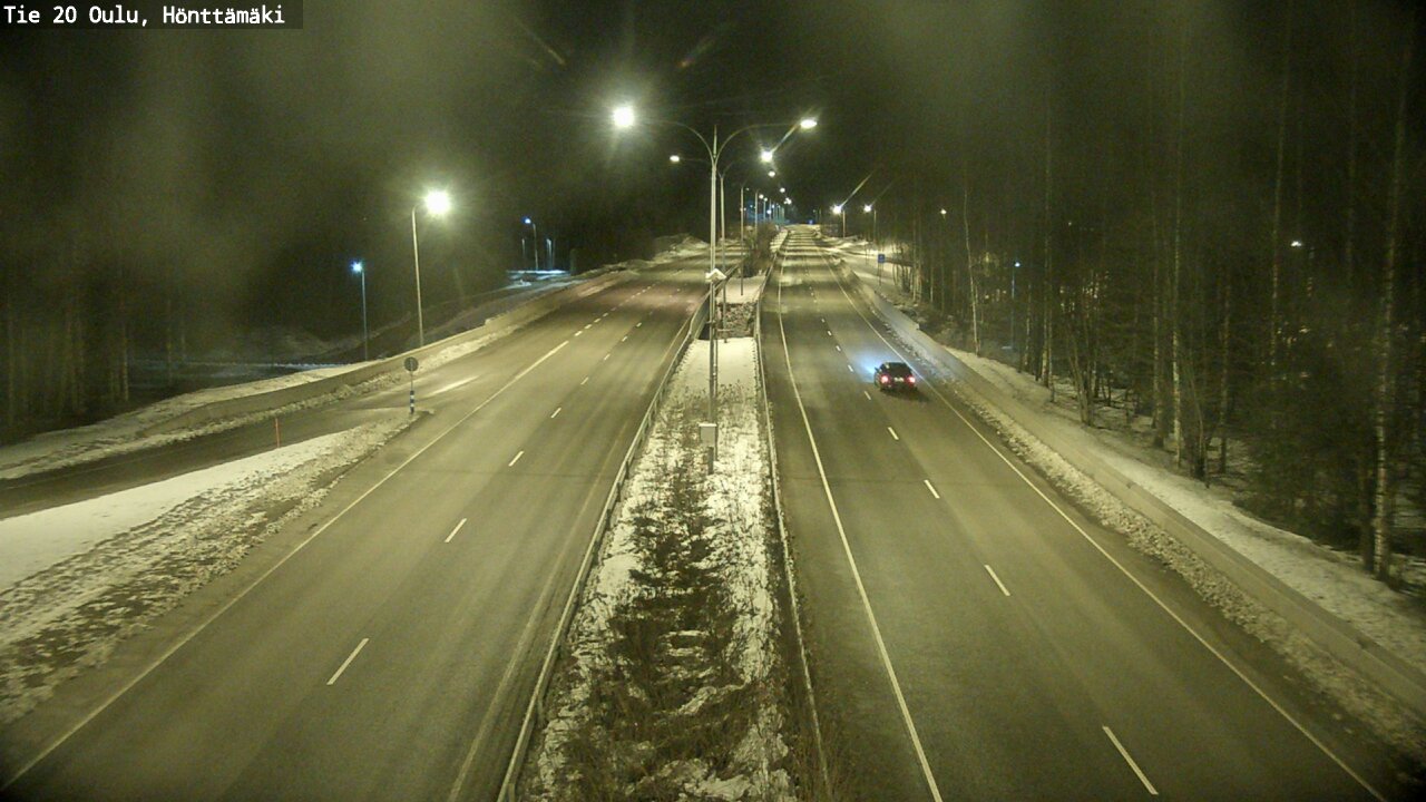 Kelikamerat Kuva Tie 20 Oulu, Hönttämäki, Oulu, Pohjois-Pohjanmaa