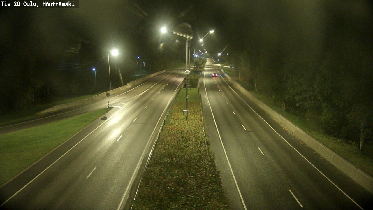 Kelikamerat Kuva Tie 20 Oulu, Hönttämäki, Oulu, Pohjois-Pohjanmaa