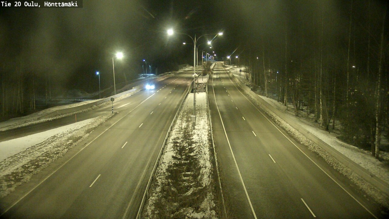 Kelikamerat Kuva Tie 20 Oulu, Hönttämäki, Oulu, Pohjois-Pohjanmaa