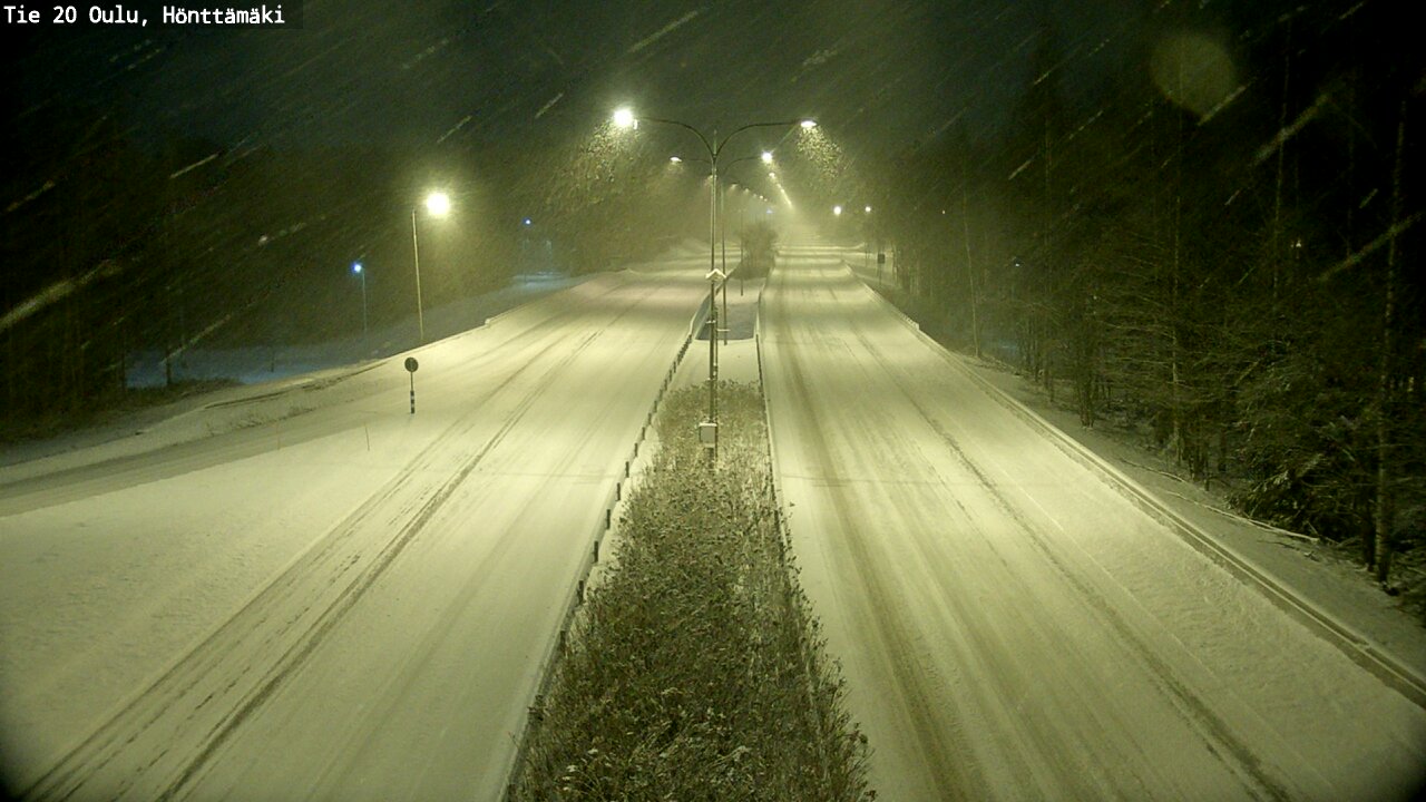 Kelikamerat Kuva Tie 20 Oulu, Hönttämäki, Oulu, Pohjois-Pohjanmaa