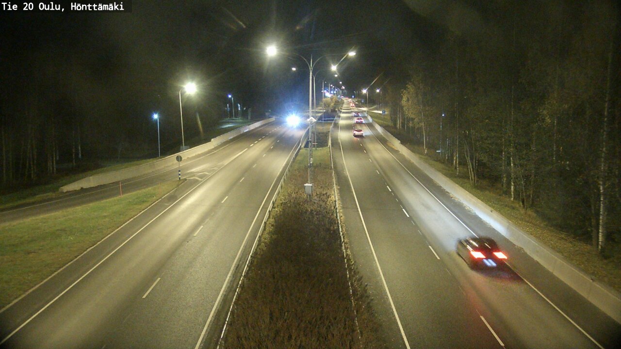 Kelikamerat Kuva Tie 20 Oulu, Hönttämäki, Oulu, Pohjois-Pohjanmaa