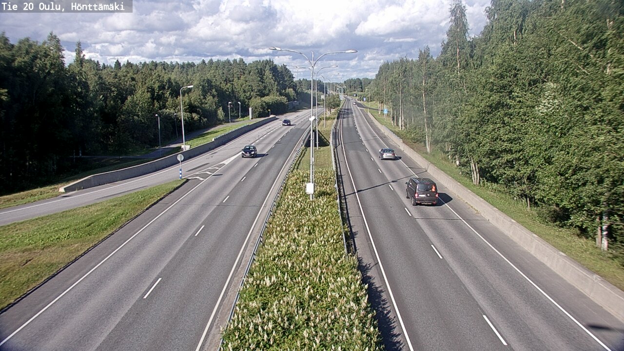 Kelikamerat Kuva Tie 20 Oulu, Hönttämäki, Oulu, Pohjois-Pohjanmaa