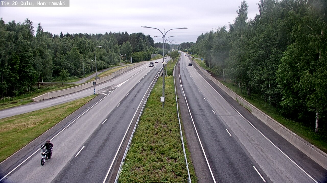 Weather Camera Image Road 20 Oulu, Hönttämäki, Oulu, Pohjois-Pohjanmaa