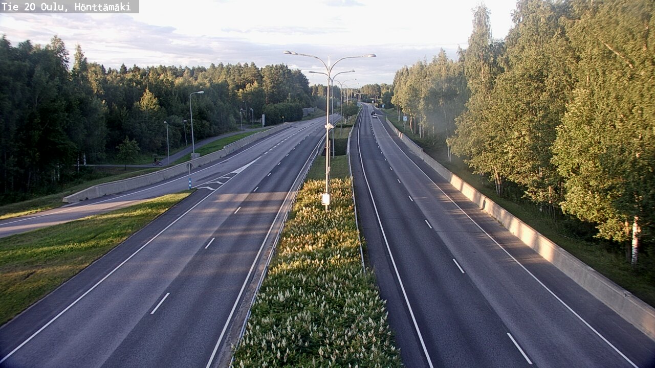 Kelikamerat Kuva Tie 20 Oulu, Hönttämäki, Oulu, Pohjois-Pohjanmaa