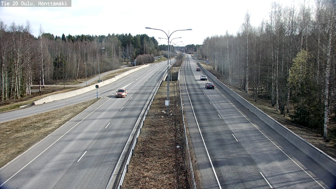 Weather Camera Image Road 20 Oulu, Hönttämäki, Oulu, Pohjois-Pohjanmaa