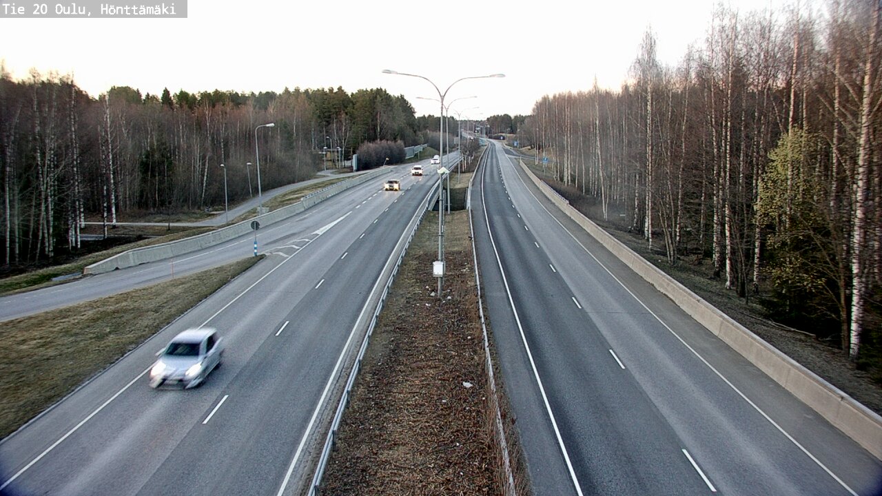 Weather Camera Image Road 20 Oulu, Hönttämäki, Oulu, Pohjois-Pohjanmaa