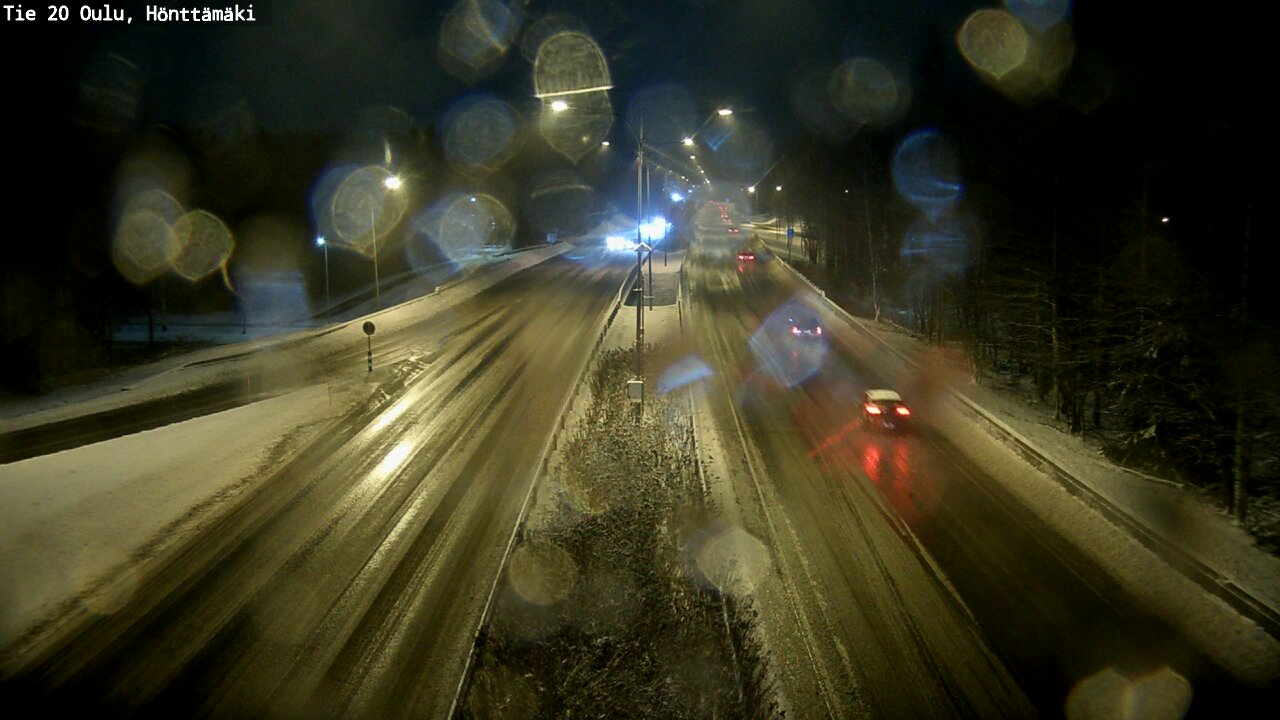 Weather Camera Image Väg 20 Oleåborg, Hönttämäki, Oulu, Pohjois-Pohjanmaa