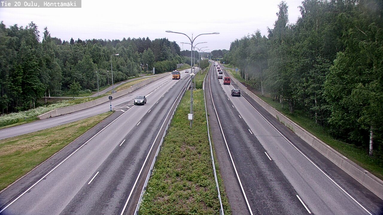 Kelikamerat Kuva Tie 20 Oulu, Hönttämäki, Oulu, Pohjois-Pohjanmaa