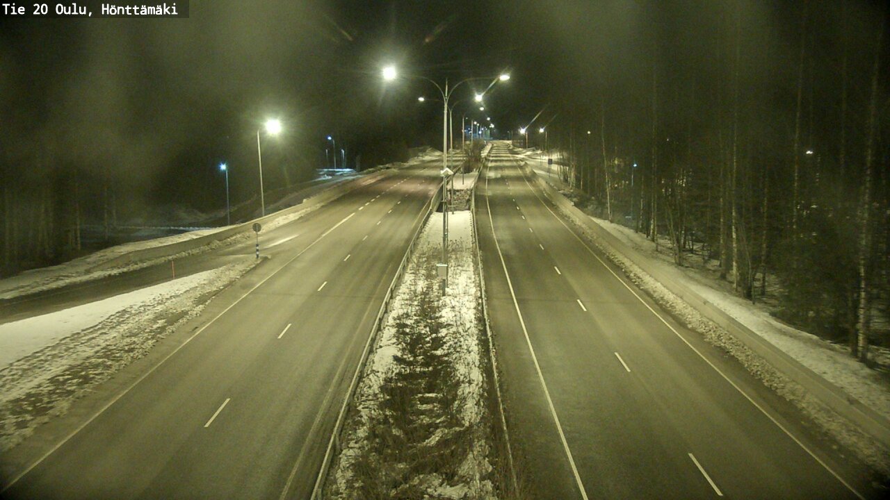 Kelikamerat Kuva Tie 20 Oulu, Hönttämäki, Oulu, Pohjois-Pohjanmaa