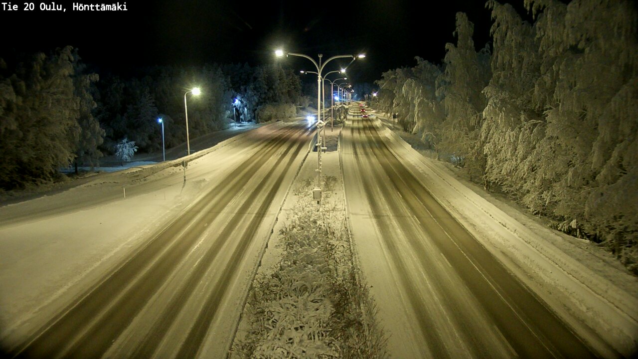 Kelikamerat Kuva Tie 20 Oulu, Hönttämäki, Oulu, Pohjois-Pohjanmaa