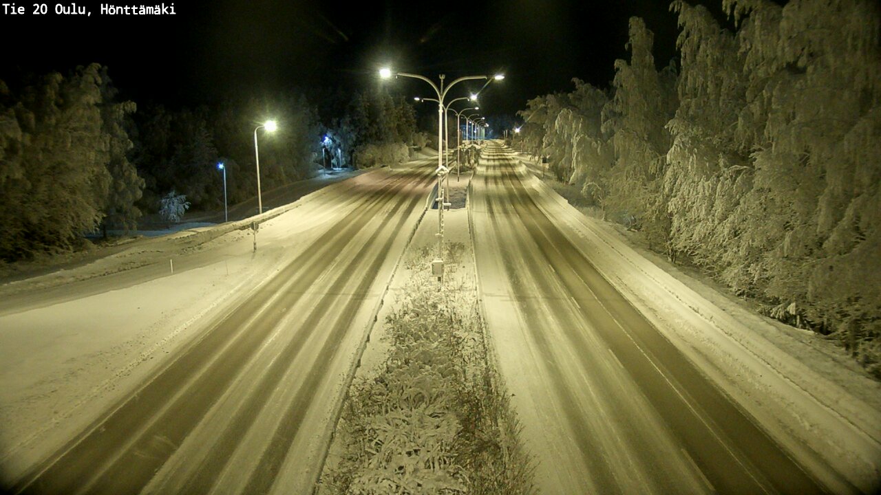 Kelikamerat Kuva Tie 20 Oulu, Hönttämäki, Oulu, Pohjois-Pohjanmaa