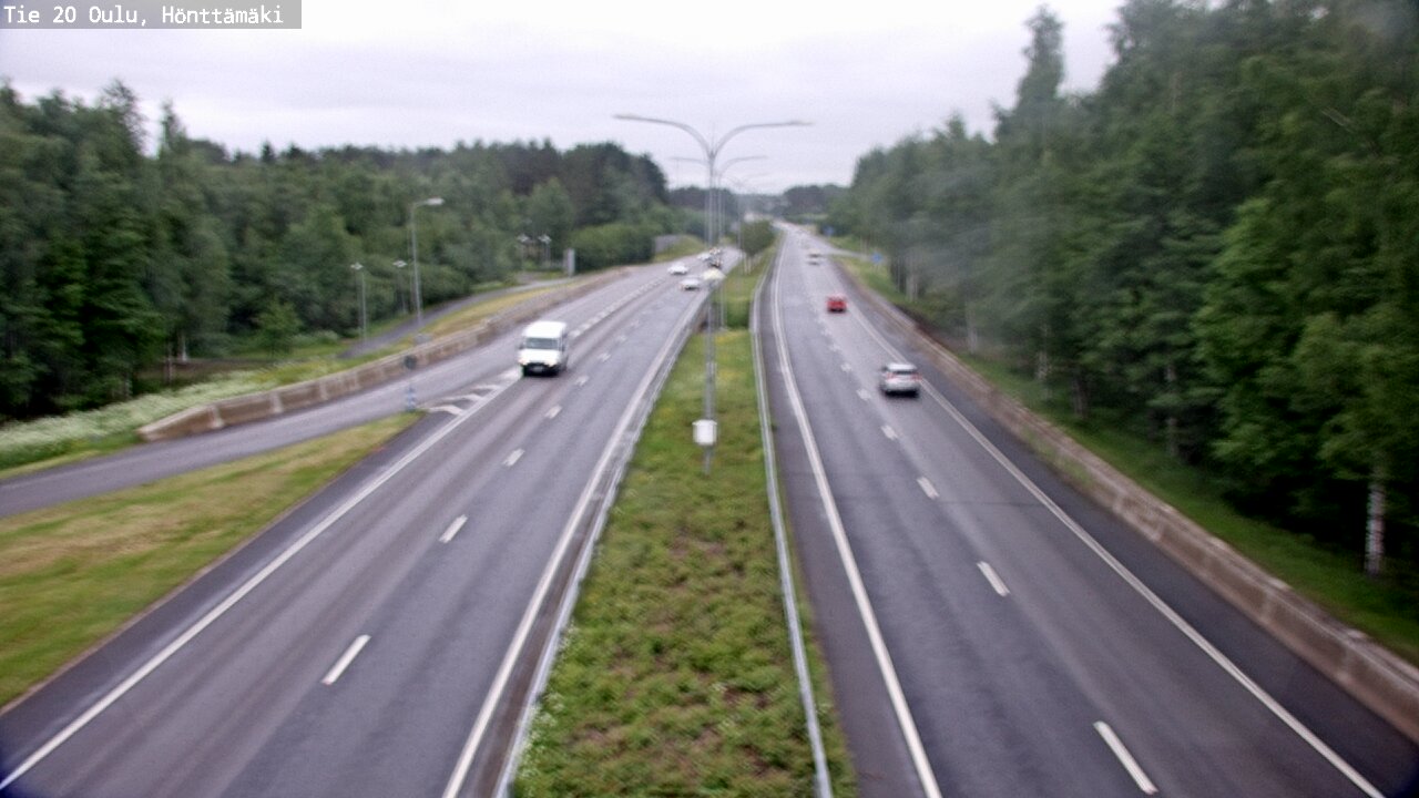 Kelikamerat Kuva Tie 20 Oulu, Hönttämäki, Oulu, Pohjois-Pohjanmaa