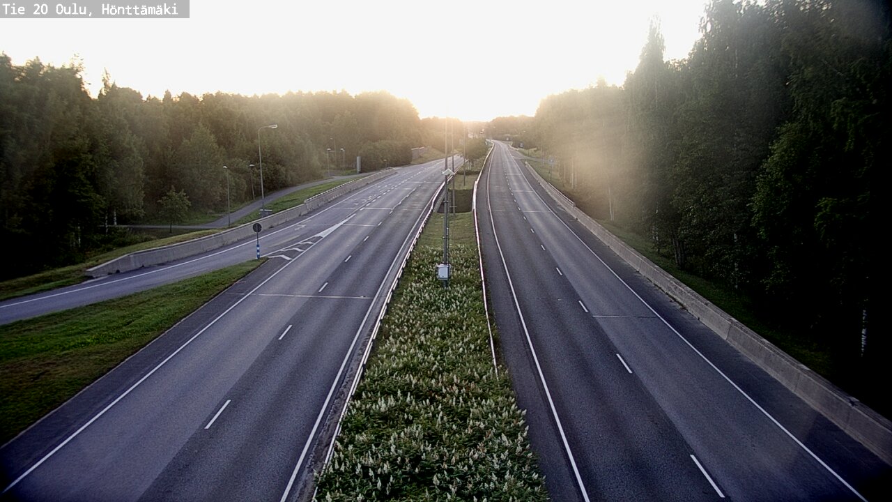 Kelikamerat Kuva Tie 20 Oulu, Hönttämäki, Oulu, Pohjois-Pohjanmaa