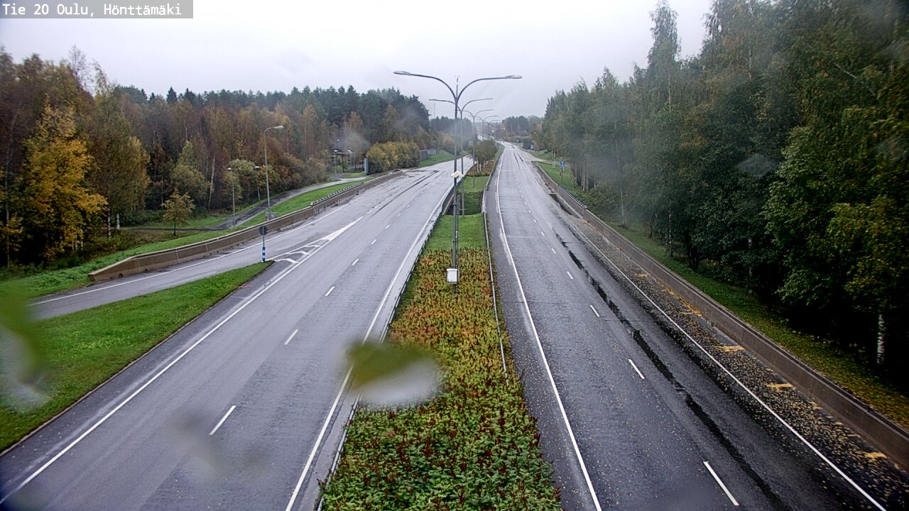 Weather Camera Image Road 20 Oulu, Hönttämäki, Oulu, Pohjois-Pohjanmaa