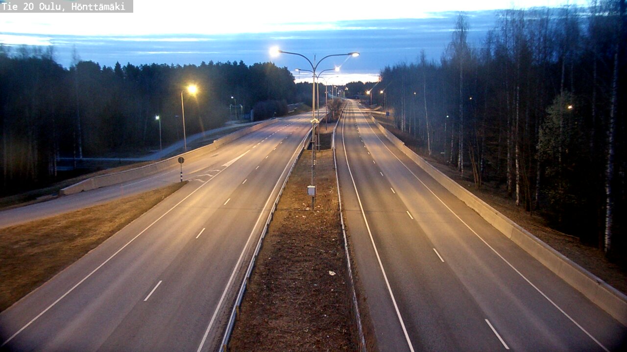 Kelikamerat Kuva Tie 20 Oulu, Hönttämäki, Oulu, Pohjois-Pohjanmaa