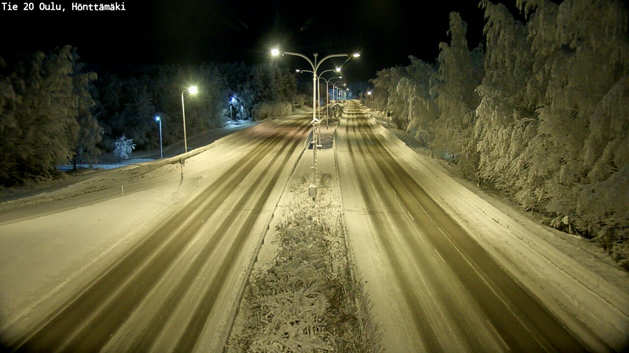 Kelikamerat Kuva Tie 20 Oulu, Hönttämäki, Oulu, Pohjois-Pohjanmaa
