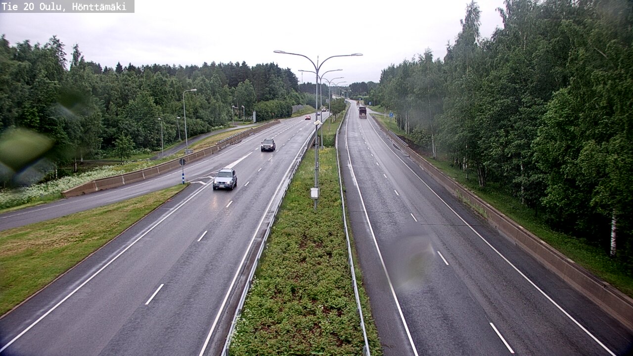 Weather Camera Image Road 20 Oulu, Hönttämäki, Oulu, Pohjois-Pohjanmaa